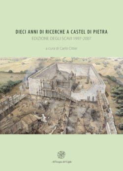 La foto mostra la copertina del libro sugli scavi di Castel di Pietra