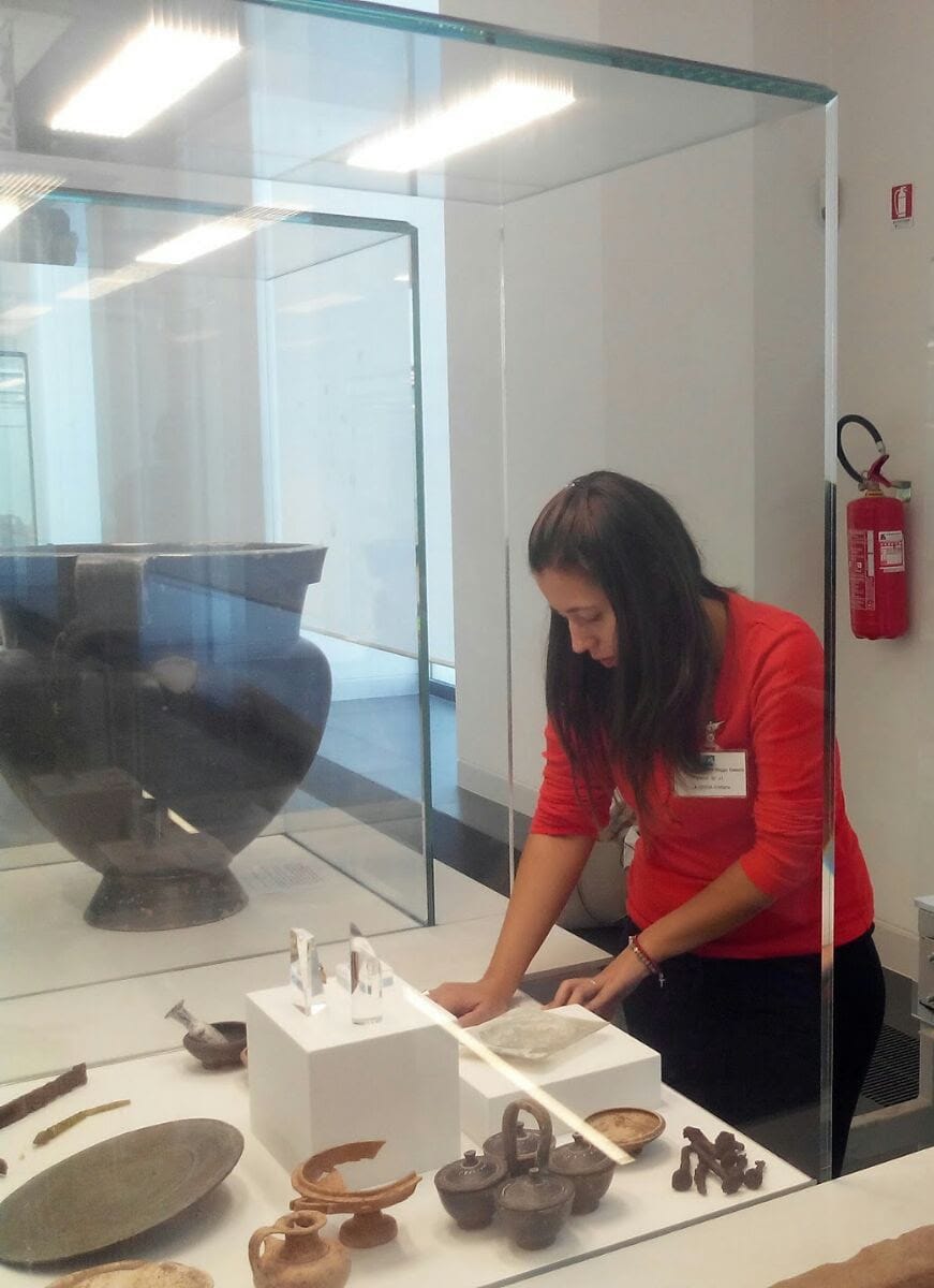 L'immagine mostra una delle persone che hanno collaborato con noi: Cristiana La Serra